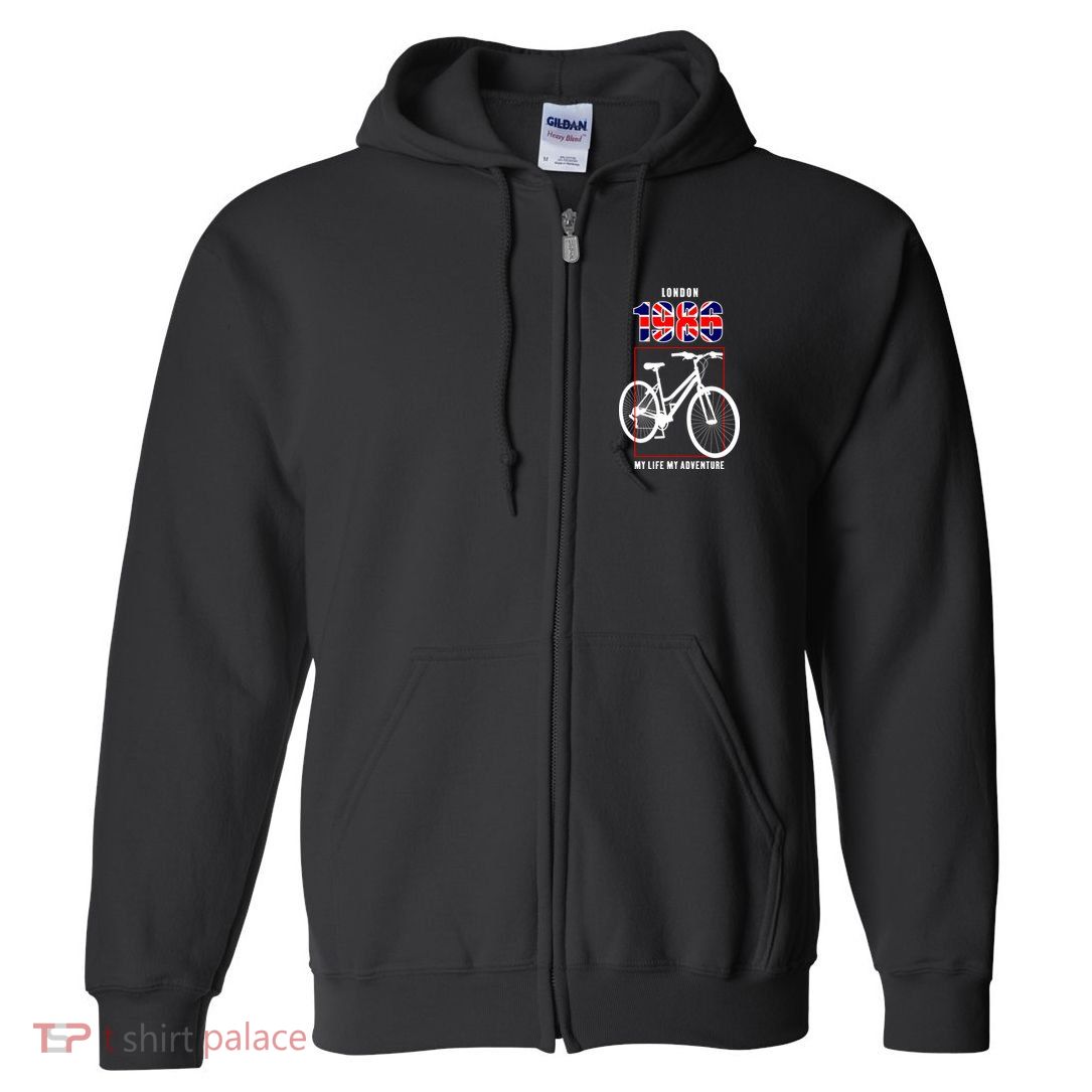 London 1986 My Life My Adventure Full Zip Hoodie