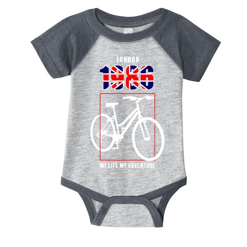 London 1986 My Life My Adventure Infant Baby Jersey Bodysuit