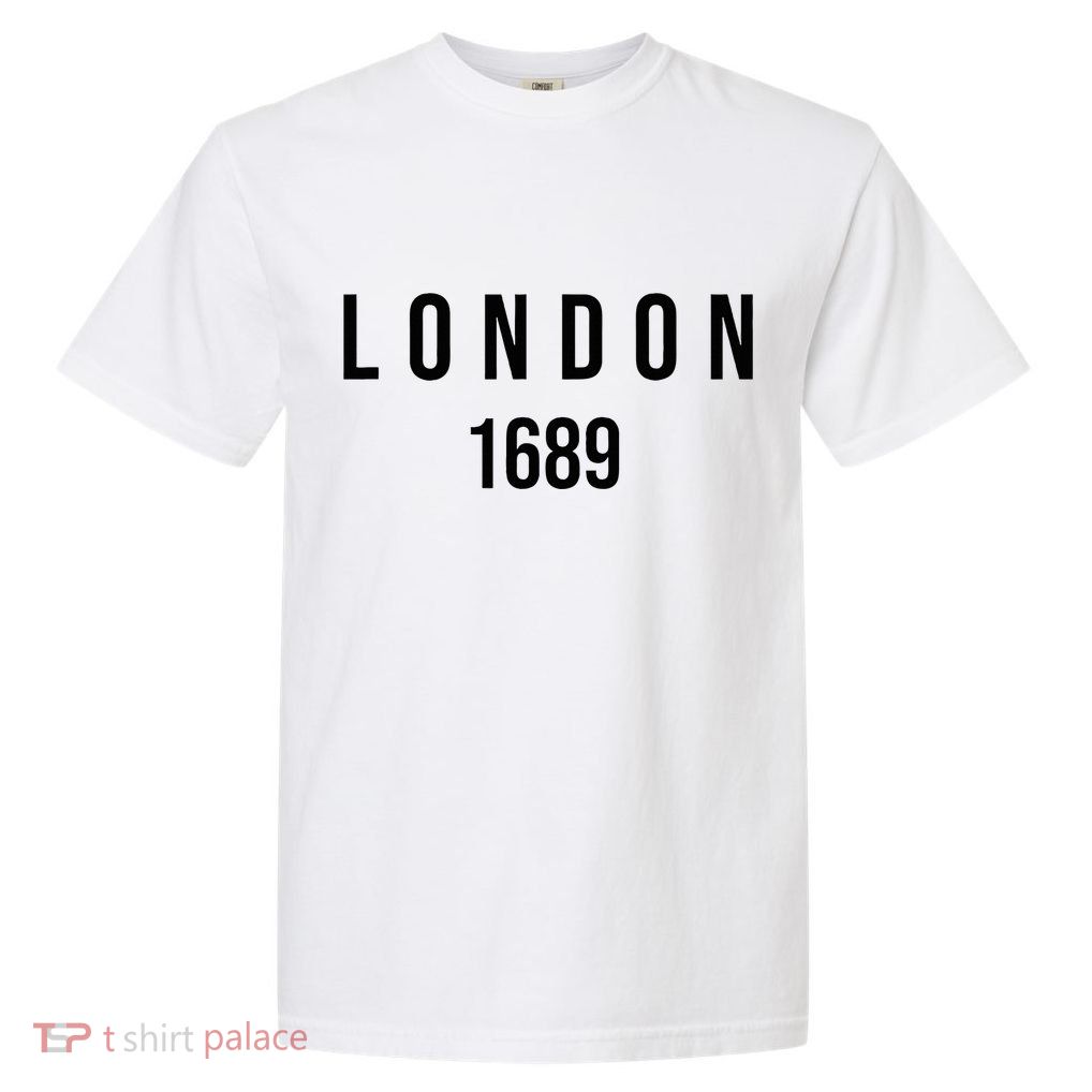 London 1689 Reformed Baptist Garment-Dyed Heavyweight T-Shirt