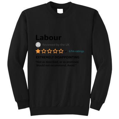 Labour 1 Star Review Tall Sweatshirt