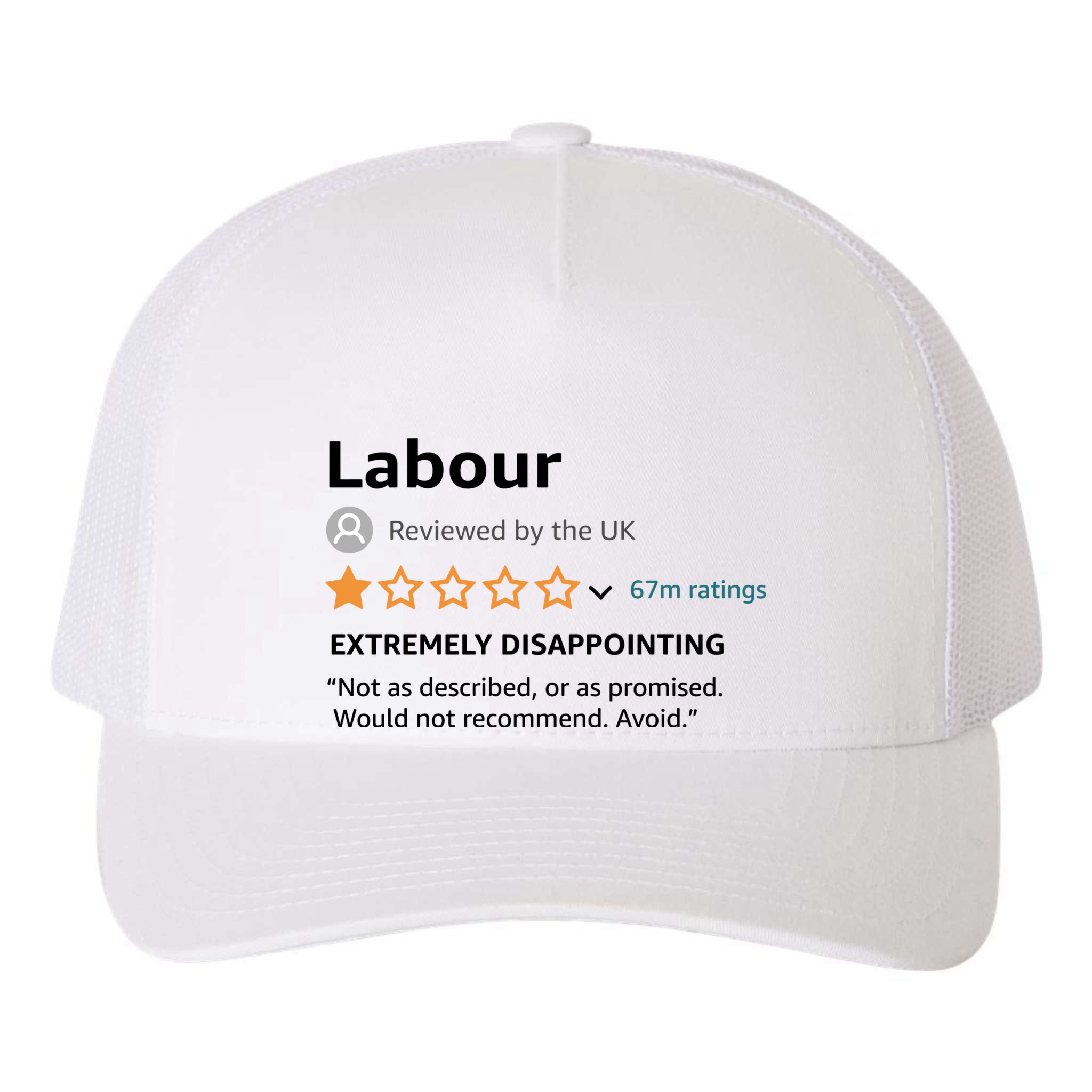 Labour 1 Star Review Yupoong Adult 5-Panel Trucker Hat