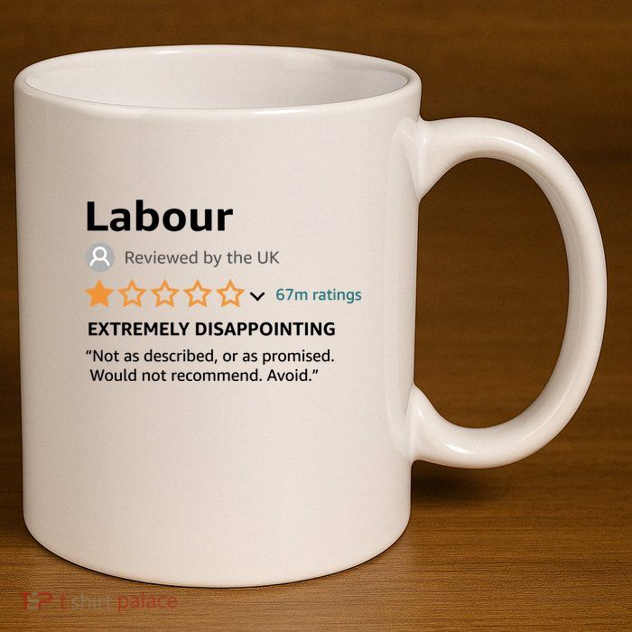 Labour 1 Star Review 11oz C Handle Ceramic Mug