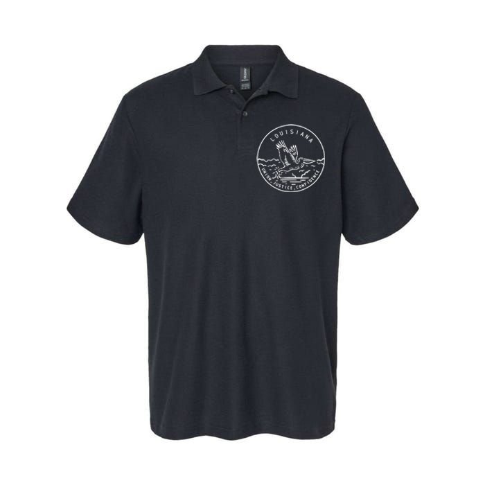 Louisiana 1812 State Of Louisiana Softstyle Adult Sport Polo