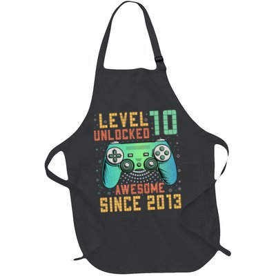 Level 10 Unlocked 10th Birthday 10 Year Old Boy Gifts Gamer Apron