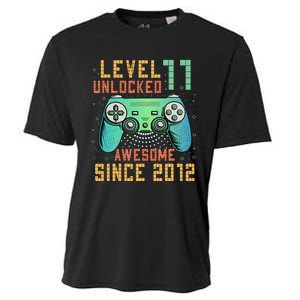 Level 11 Unlocked 11th Birthday 11 Year Old Boy Gifts Gamer Cooling Performance Crew T-Shirt