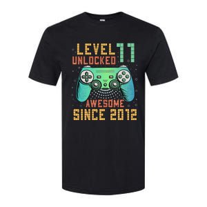 Level 11 Unlocked 11th Birthday 11 Year Old Boy Gifts Gamer Softstyle CVC T-Shirt