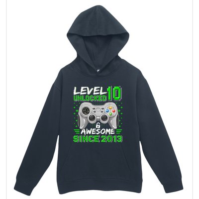 Level 10 Unlocked Awesome 2013 Funny Gamer 10th Birthday Urban Pullover Hoodie