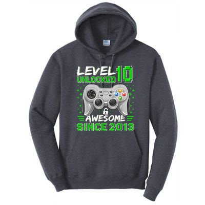 Level 10 Unlocked Awesome 2013 Funny Gamer 10th Birthday Tall Hoodie