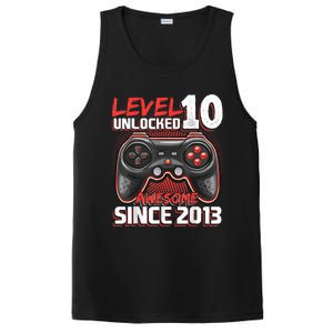 Level 10 Unlocked Awesome 2013 Video Game 10th Birthday Boy PosiCharge Competitor Tank