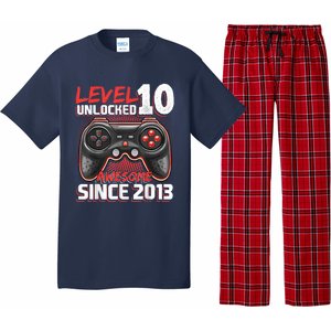 Level 10 Unlocked Awesome 2013 Video Game 10th Birthday Boy Pajama Set