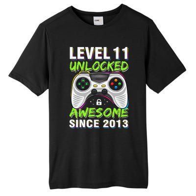 Level 11 Unlocked Awesome Since 2013 11th Birthday Gaming Tall Fusion ChromaSoft Performance T-Shirt