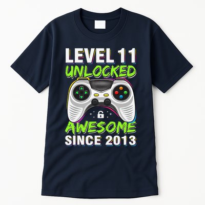 Level 11 Unlocked Awesome Since 2013 11th Birthday Gaming Tall T-Shirt