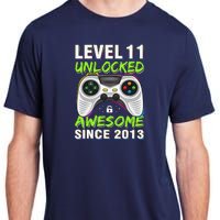 Level 11 Unlocked Awesome Since 2013 11th Birthday Gaming Adult ChromaSoft Performance T-Shirt