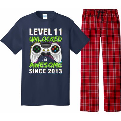 Level 11 Unlocked Awesome Since 2013 11th Birthday Gaming Pajama Set