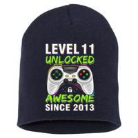 Level 11 Unlocked Awesome Since 2013 11th Birthday Gaming Short Acrylic Beanie