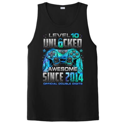 Level 10 Unlocked Awesome Since 2014 10th Birthday Gaming PosiCharge Competitor Tank