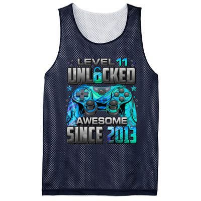 Level 11 Unlocked Awesome Since 2013 11th Birthday Gaming Mesh Reversible Basketball Jersey Tank