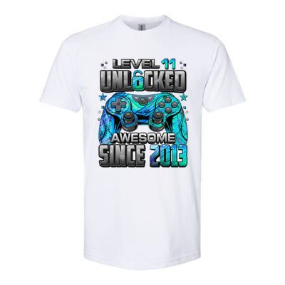 Level 11 Unlocked Awesome Since 2013 11th Birthday Gaming Softstyle CVC T-Shirt