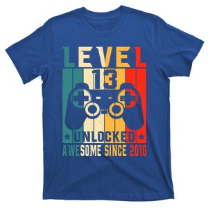 Level 13 Unlocked Awesome Since 2010 13th Birthday Gamer Gift T-Shirt