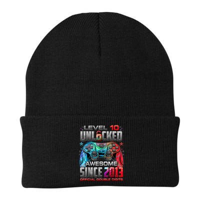 Level 10 Unlocked Awesome Since 2013 10th Birthday Gaming Beanie
