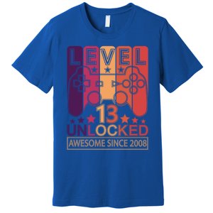 Level 13 Unlocked Birthday Gamer Cute Gift Premium T-Shirt