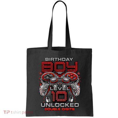 Level 10 Unlocked Awesome Since 2013 10th Birthday Gaming Bag