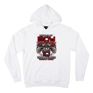 Level 10 Unlocked Awesome Since 2013 10th Birthday Gaming Hoodie