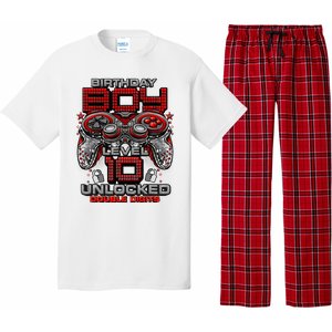 Level 10 Unlocked Awesome Since 2013 10th Birthday Gaming Pajama Set