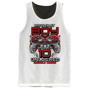 Level 10 Unlocked Awesome Since 2013 10th Birthday Gaming Mesh Reversible Basketball Jersey Tank