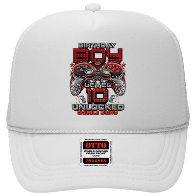 Level 10 Unlocked Awesome Since 2013 10th Birthday Gaming Trucker Hat