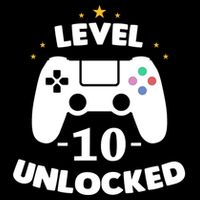 Level 10 Unlocked Video Games 10th Birthday Party Gift Idea Gift Impact Tech Backpack
