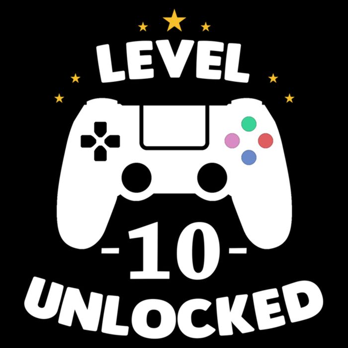 Level 10 Unlocked Video Games 10th Birthday Party Gift Idea Gift Backpack