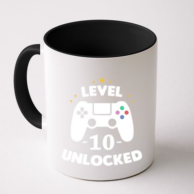 Level 10 Unlocked Video Games 10th Birthday Party Gift Idea Gift Mug