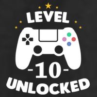 Level 10 Unlocked Video Games 10th Birthday Party Gift Idea Gift 11oz C Handle Ceramic Mug