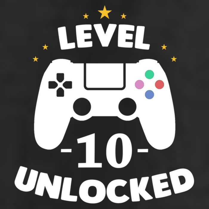 Level 10 Unlocked Video Games 10th Birthday Party Gift Idea Gift 11oz C Handle Ceramic Mug
