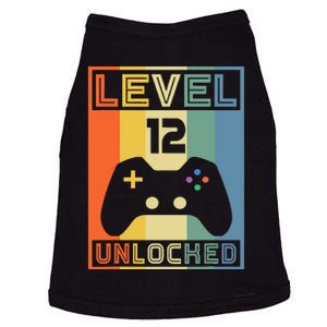 Level 12 Unlocked Video Gamer 12th Birthday Gaming Gift Doggie Tank