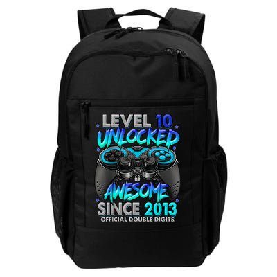 Level 10 Unlocked Awesome Since 2013 10th Birthday Gaming Backpack