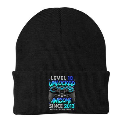 Level 10 Unlocked Awesome Since 2013 10th Birthday Gaming Beanie