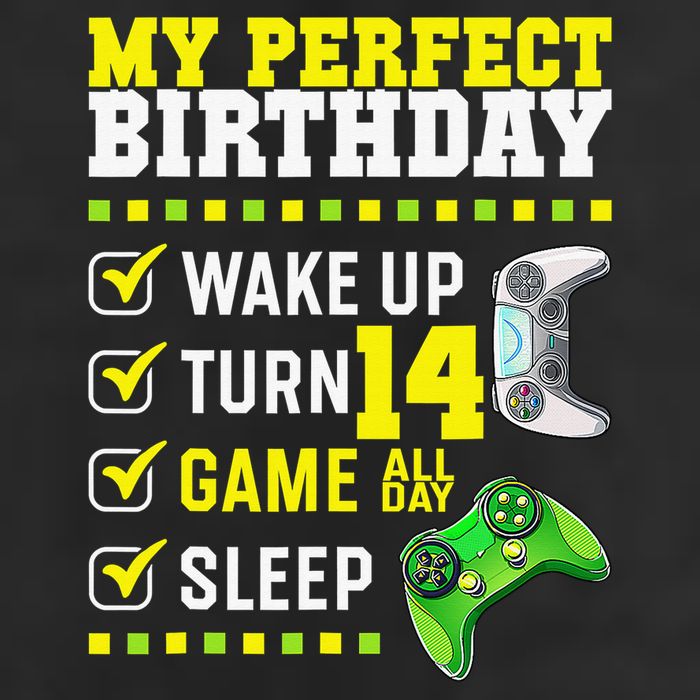 Level 14 Unlocked Boys 14th Birthday 14 Year Old Gamer 7 Panel Mesh Trucker Snapback Hat