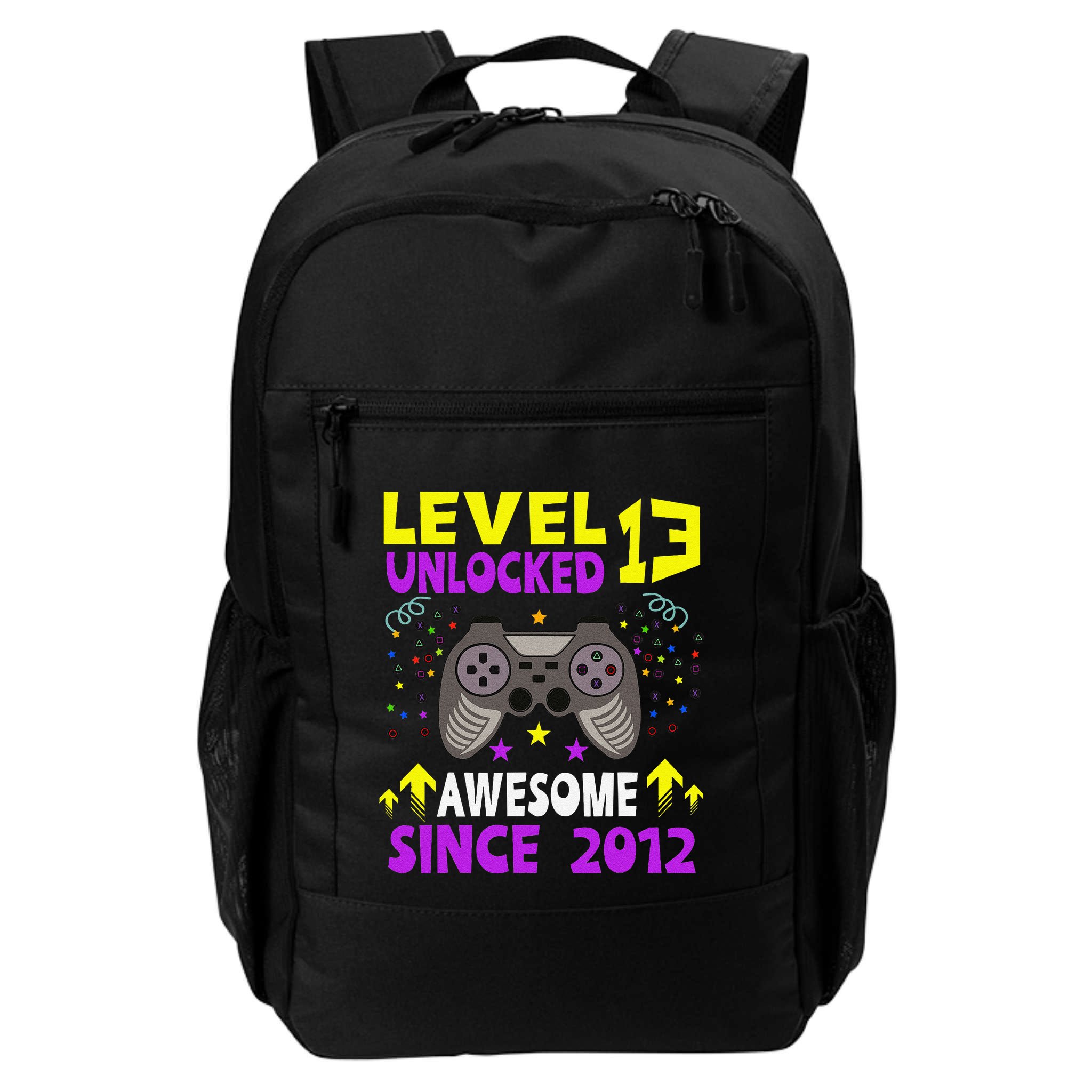 Level 13 Unlocked Awesome Since 2012 13th Birthday Gaming Backpack