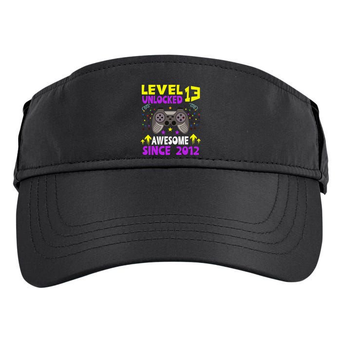 Level 13 Unlocked Awesome Since 2012 13th Birthday Gaming Adult Drive Performance Visor
