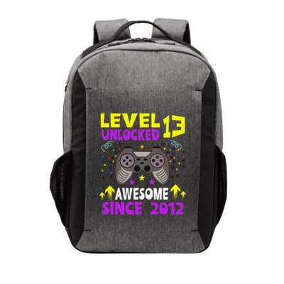Level 13 Unlocked Awesome Since 2012 13th Birthday Gaming Vector Backpack