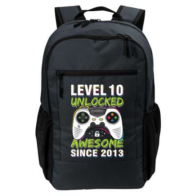 Level 10 Unlocked Awesome Since 2013 10th Birthday Gaming Backpack