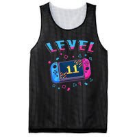 Level 11 Unlocked Gamer 11th Birthday Gift Video Game Lovers Gift Mesh Reversible Basketball Jersey Tank