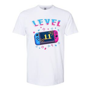 Level 11 Unlocked Gamer 11th Birthday Gift Video Game Lovers Gift Softstyle CVC T-Shirt