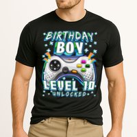 Level 10 Unlocked Video Game 10th Birthday Gamer Boys TShirt Cooling Performance Crew T-Shirt