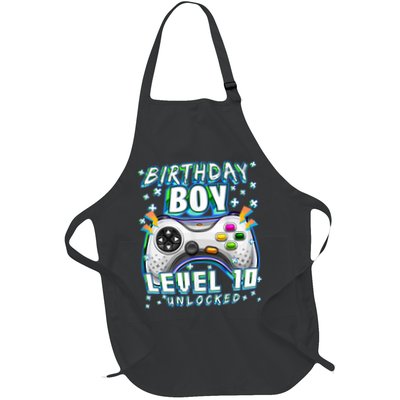 Level 10 Unlocked Video Game 10th Birthday Gamer Boys TShirt Apron