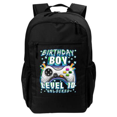 Level 10 Unlocked Video Game 10th Birthday Gamer Boys TShirt Backpack