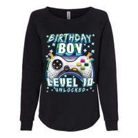 Level 10 Unlocked Video Game 10th Birthday Gamer Boys TShirt Womens California Wash Sweatshirt