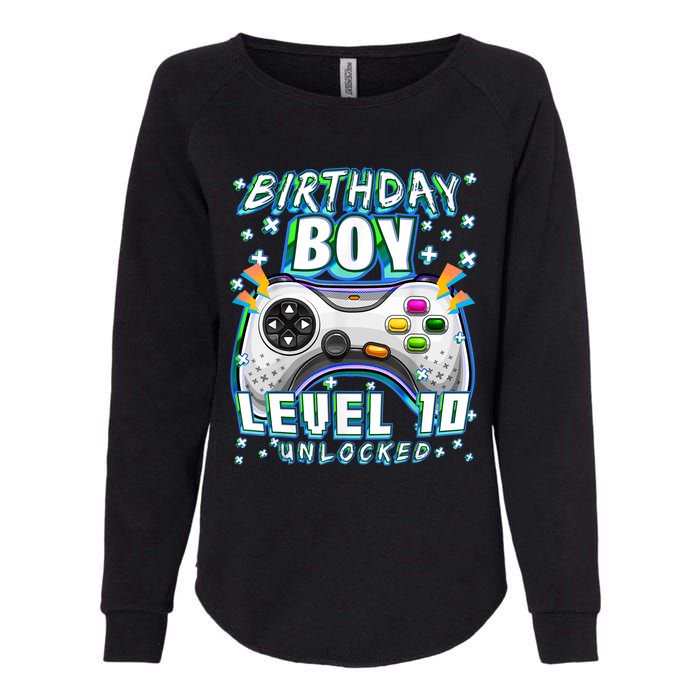 Level 10 Unlocked Video Game 10th Birthday Gamer Boys TShirt Womens California Wash Sweatshirt